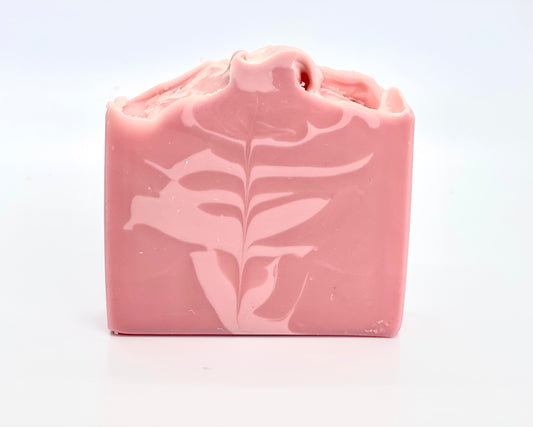 Rose Feather Swirl Soap